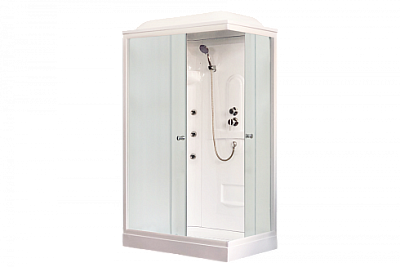 Душевая кабина 120х80 см Royal Bath HP RB8120HP2-M-L стекло матовое с гидромассажем