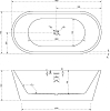 Акриловая ванна Abber 160x80 AB9203