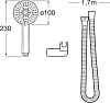 Душевой комплект Roca Stella 5B1C03C00