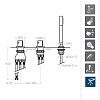 Смеситель для ванны с душем Ramon Soler Arola 2633TSCAM хром