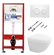 Инсталляция Tece с унитазом Duravit STARCK 3 2227090000, сиденье микролифт, комплект K400600/2227090000/0063890000
