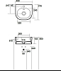 Раковина 40 см Kerasan Flo 314901bi*1