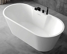 Акриловая ванна Abber 160х80 AB9299-1.6 белый