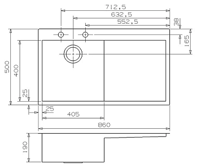 Кухонная мойка Reginox Ontario 40798 хром