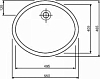 Раковина 55 см Kolo Nova Pro 61856000