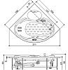 Акриловая ванна Jacuzzi Celtia 9F43-141A белый