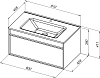 Тумба с раковиной STWORKI Вестервик 80 орех каньон