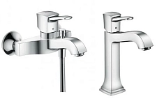 Смеситель для ванны с душем Hansgrohe Metropol Classic 31340000/31302000 хром