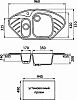 Кухонная мойка GranFest Corner GF-C960E терракот