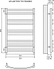 Полотенцесушитель электрический 50x80 см Lemark Atlantiss LM32810RE П10, левый/правый