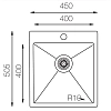 Кухонная мойка TopZero TNL TNL 450.505 12K хром