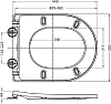 Крышка-сиденье Art&Max AM2031SC с микролифтом, белый