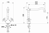 Смеситель для кухни Migliore Revival 18207 бронза