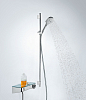 Термостат для душа Hansgrohe Ecostat Select 13171400, хром/белый