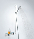 Термостат для душа Hansgrohe Ecostat Select 13171400, хром/белый
