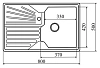 Кухонная мойка Lava L5 L5.LAV черный