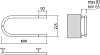 Полотенцесушитель электрический Terminus П-образный 600x200 4620768883941