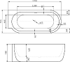 Акриловая ванна BelBagno 170х75 BB11-1700L левый