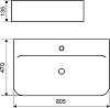 Раковина Excellent Orido 80x47 см CEAC.3919.805.WH