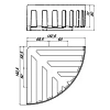 Полка Emco System 3545 001 33 хром