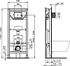 Инсталляция Ideal Standard с унитазом Esedra AquaBlade T386001, сиденье микролифт, комплект (T387301)