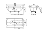 Стальная ванна Kaldewei Assymetric Duo 2742.0001.0001 белый