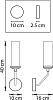 Бра Lightstar Flume 723615