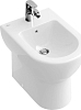 Напольное биде Villeroy & Boch Subway 7410 00R1 alpin Сeramicplus