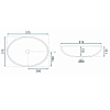 Раковина накладная Rea Della REA-U0274 черный