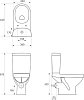 Унитаз-компакт Cersanit Kristal KO-KRI011-3/6-DL-w с сиденьем микролифт