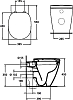 Приставной унитаз Ideal Standard Connect E803401