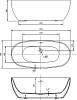 Акриловая ванна Vincea 170x80 VBT-405-1700MW, белый