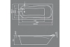 Акриловая ванна Jika Floreana 170х75 2377410006721 белый