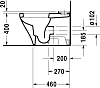 Чаша для унитаза-компакта Duravit DuraStyle 2155090000