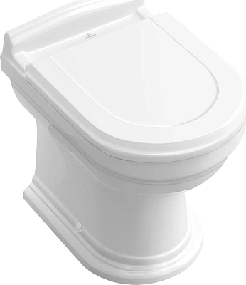 Приставной унитаз Villeroy & Boch Hommage 666310R1 alpin
