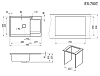 Кухонная мойка Granula ES-7807 7807, Турмалин черный