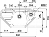 Кухонная мойка 96 см Franke Spark SKL 651E 101.0455.947, нержавеющая сталь декор