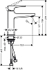 Смеситель для раковины Hansgrohe Metropol 32508000, хром