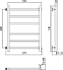 Полотенцесушитель водяной Стилье Версия-Б 60x50