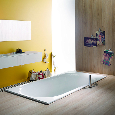 Стальная ванна Bette Comodo 170x75 1250-000 PLUS белый