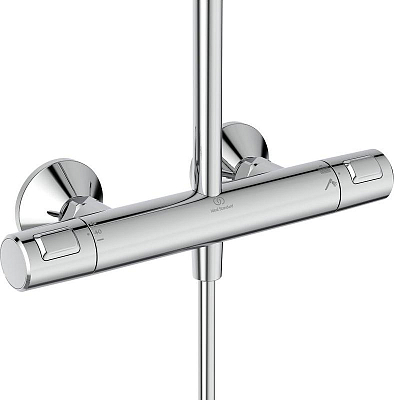 Душевая система Ideal Standard Ceratherm T25 A7701AA с термостатом, хром