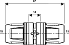 Муфта Tece TECElogo PPSU 16