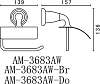 Держатель туалетной бумаги Art&Max Bianchi AM-E-3683AW-Br, бронза