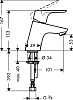 Кран Hansgrohe Focus 31130000 для раковины