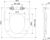 Крышка-сиденье для унитаза Am.Pm Sense C747855WH белая с микролифтом