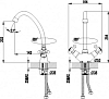 Смеситель Lemark plus Harmony LM1404C для кухонной мойки