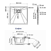 Душевой поддон WasserKRAFT Elbe 74T02 80x80