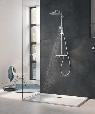 Душевая система Grohe Rainshower 26648LS0 хром, белый
