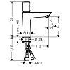 Смеситель для раковины Hansgrohe Talis Select E 71751000 хром