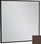 Зеркало 60 см Jacob Delafon Silhouette EB1423-F32, лакированная рама ледяной коричневый сатин